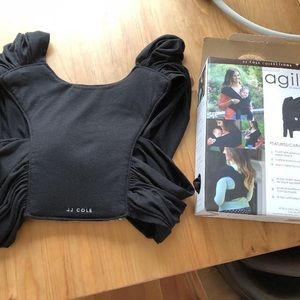 Black JJ Cole baby carrier/wrap. Size Small